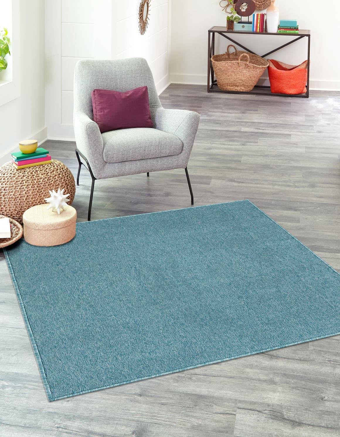 Unique Loom 3' 3 x 3' 3 Everyday Solid Square Rug