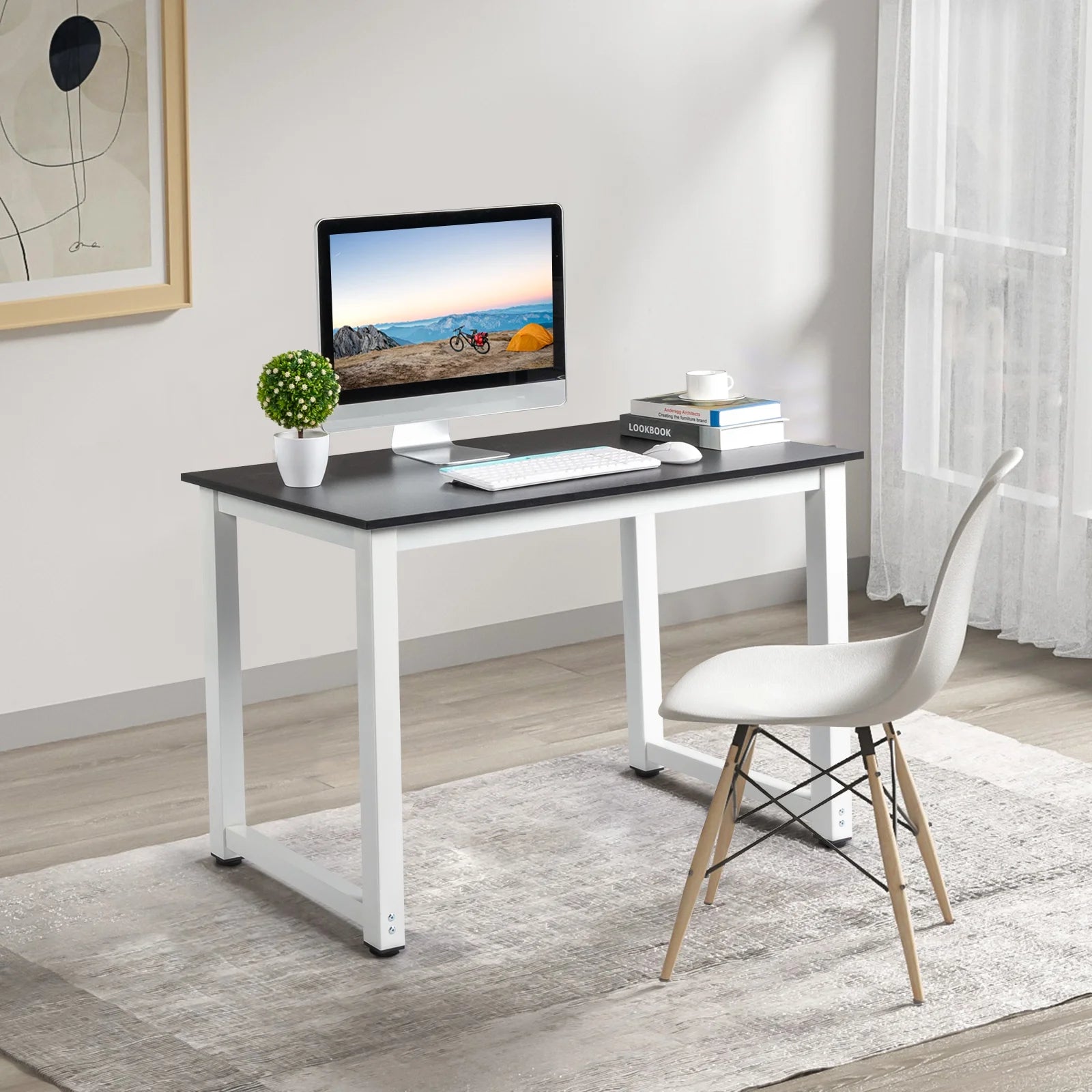 Ktaxon Wood Computer Desk PC Laptop Study Table Workstation Home Office Furniture